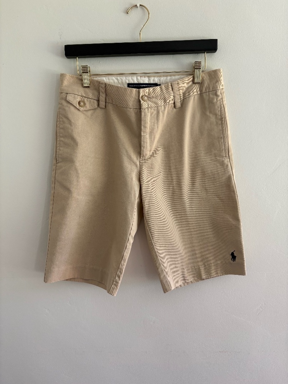 Ralph Lauren Sport/4/ Bermuda, khaki shorts.